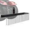 VEVOR Tow Behind Landscape Rake, 72" Tow Dethatcher with 32 Steel Tines, Lawn Dethatcher Rake Attaches to Category 1, 3 Point Hitch for Tractor